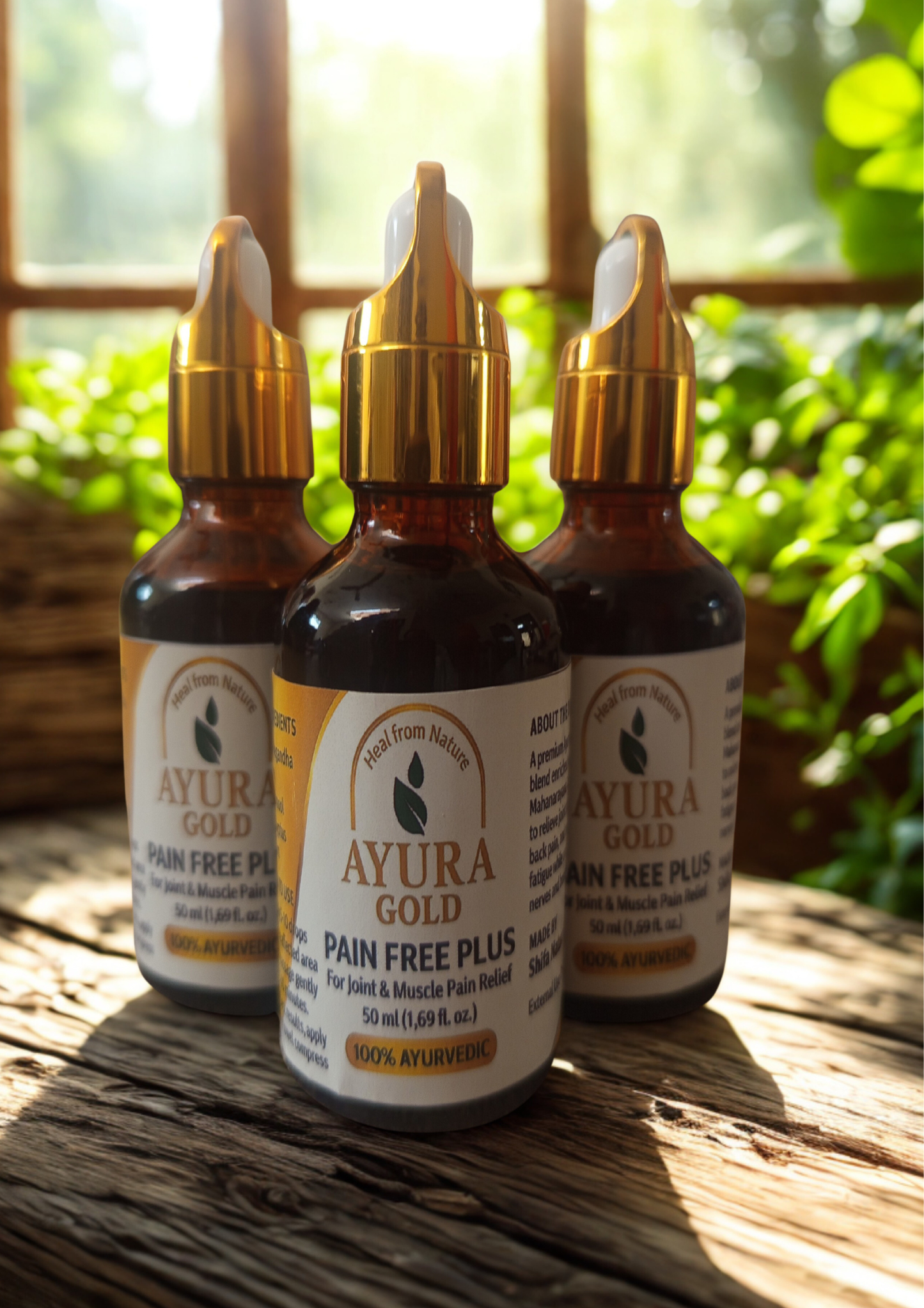 Ayura Gold Pain Free Plus Pack of 3 Bottles
