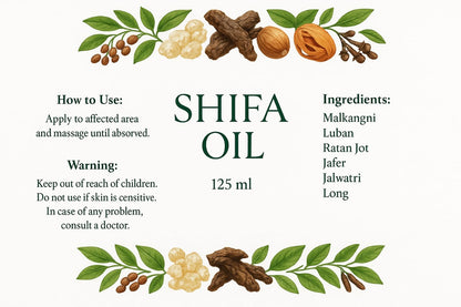 Shifa Oil Pack of 3 Bottles – Recommended for Chronic Pain